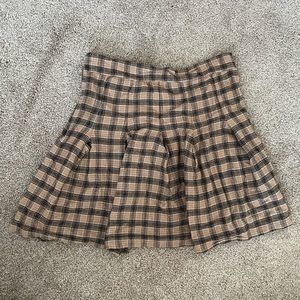 Tilly’s plaid mini skirt